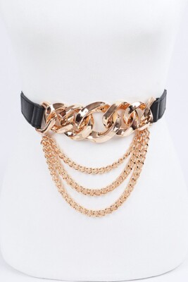Fat How To Wear A Belt With A Dress Gold Chain Women's Plus Size Chain  Belts Layered Chain Belt ChloeRae Gold