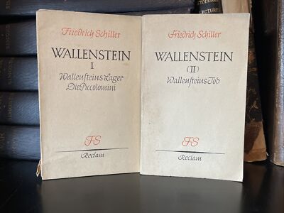 Wallenstein Ein Dramatisches Gedicht (LOT of 2 German Books)