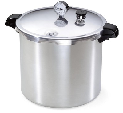 23 qt, Pressure Canner and Cooker, Silver