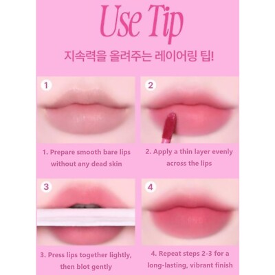 FWEE Pink Obsession Stay Fit Lip Tint 3.8g 20colors Semi Matte