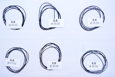 1x O Ring Armbanduhren deckel dichtung Schnurstärke 0.6 mm wasserdicht ring