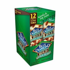 Blue Diamond Almonds, Bold Wasabi Soy, 1.5 Ounce Pack of 12