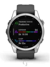 GARMIN FENIX 7S SILVER W/ GRAPHITE BAND SMARTWATCH 010-02539-00