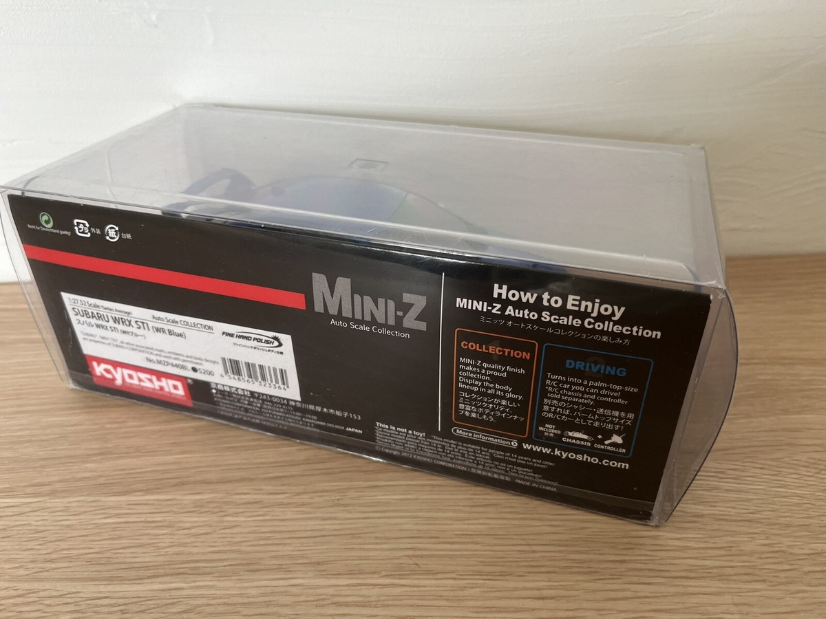 OLD VERY Rare Kyosho MINI-Z Racer Body SUBARU WRX STI WR Blue For