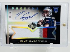 2014 Panini Limited Football Jimmy Garoppolo RC Phenoms Rookie Patch Auto  /49