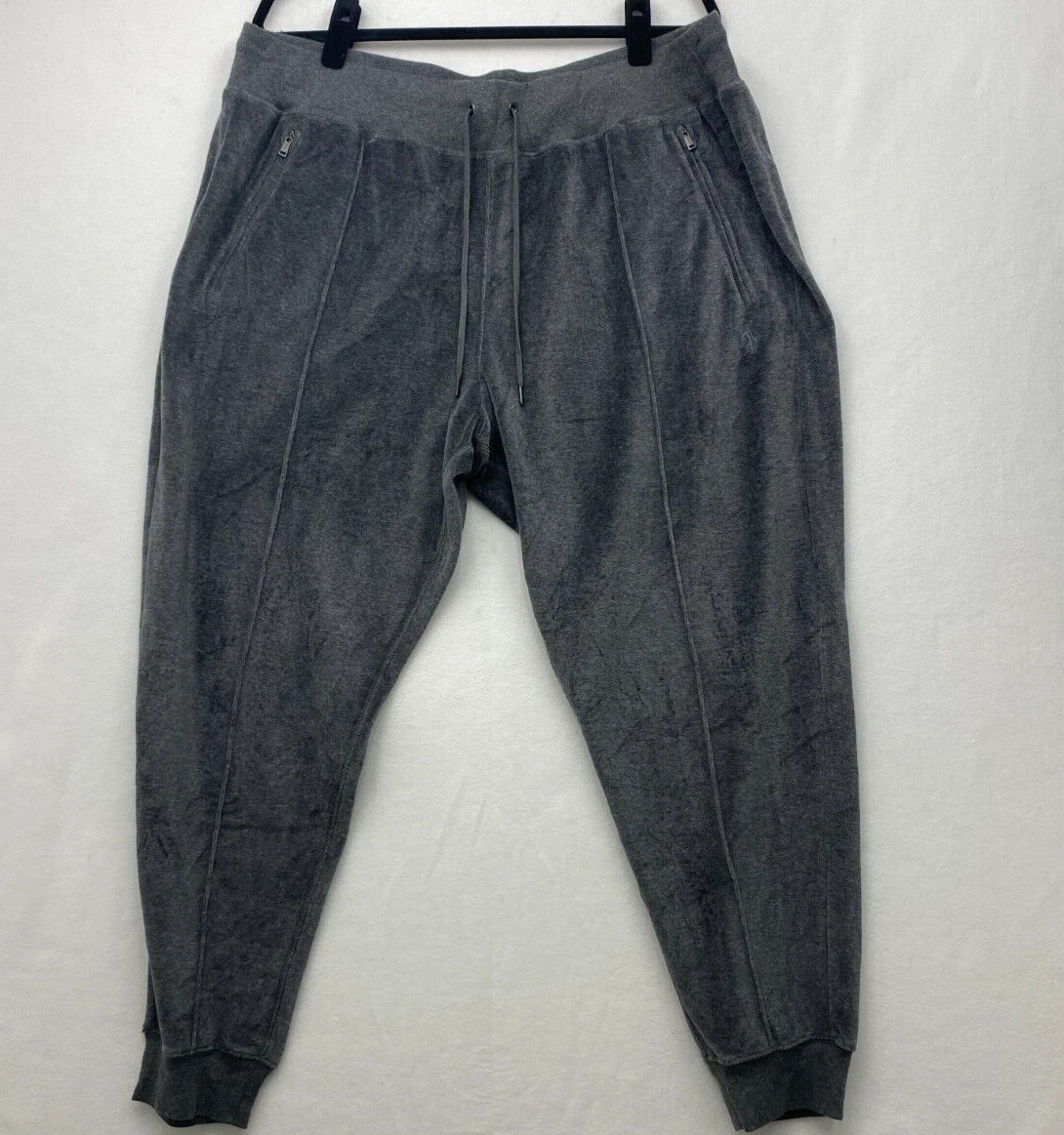 POLO RALPH LAUREN DONNA PANTALONI DELLA TUTA XXL VELLUTO VELLUTO VELLUTO JOGGER PONY