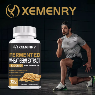 XEMENRY Fermented Wheat Germ Extract 1300 Mg, Contains Thiamine And Zinc Maintains Mitochondrial Function Balances Immune Function Supports Cell Renewal I.1093842380