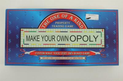 Custom TDC PC Print Board Game MAKE YOUR OWN Monopoly Item 1999