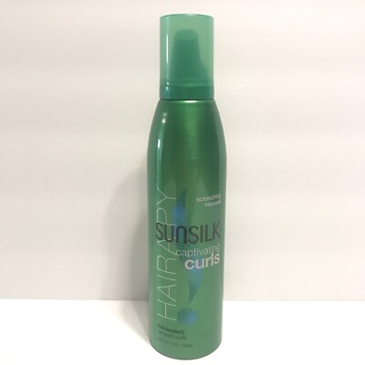 Sunsilk Captivating Curls Scrunching Mousse 7 Oz Full-Bodied Romantic Curls
