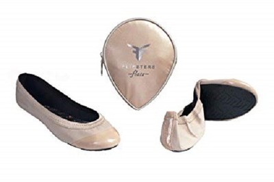nude colour flat shoes