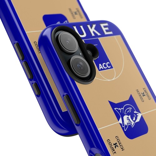 Duke Blue Devils Basketball Court Tough Phone Case - Picture 13 of 108