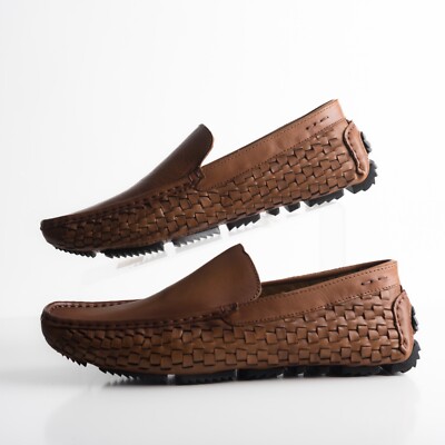 Massimo Matteo Firenze Men Driving loafers Havana Brown  display picture 2
