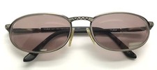 Vintage Tura B2H ANA 56-18 Silver Matte Sunglasses Italy FRAMES ONLY