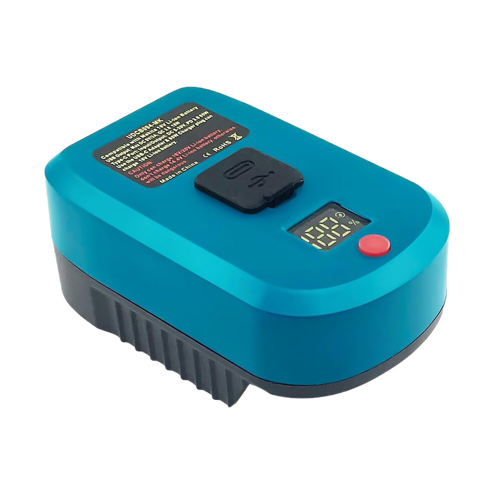 Mini Fast Charger Adapter USB-A & Type C for Makita Battery