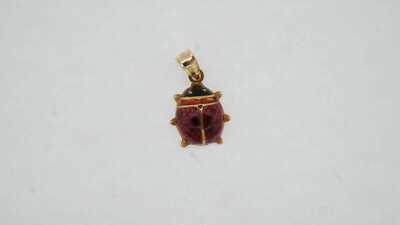 Nachlassverkauf 14k Gelbgold Anhänger 2,00 g Vintage Stil 1,02 x 0,60 feiner Schmuck