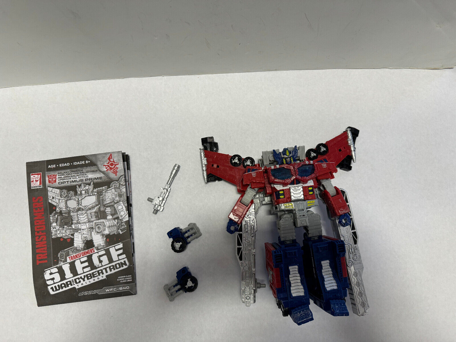 Transformers WFC Siege Optimus Prime Galaxy Upgrade Leader Loose Complete