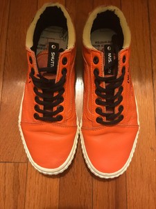vans nasa orange shoes