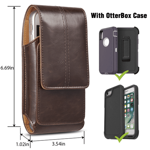 Funda abatible con clip vertical para cinturón de teléfono para iPhone X 7 8 6s Plus XS MAX - Imagen 6 de 9
