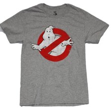 Ghostbusters New Adult T-Shirt - Classic No Ghosts Logo