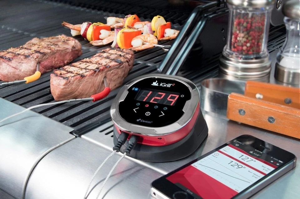 iGrill Mini Digital Bluetooth Connected Thermometer Weber 7202- BBQ Grill - Image 2 of 3