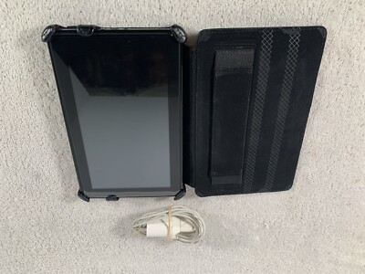 Amazon Kindle Fire (1st Generation) 8GB Black Bundle W/Case See Photos!