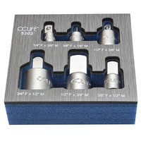 SteckschlüSsel Adapter Einsatz Nuss Stecknuss 1/4 3/8 1/2 Auf 3/4 Zoll Set 6Tlg