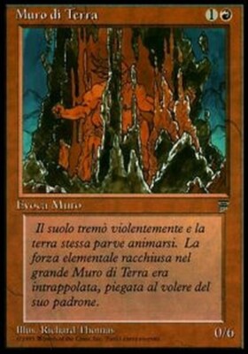 ITALIENISCHER RUSH Wall of Earth - Wall of Earth MTG Magic LEGENDS ITA