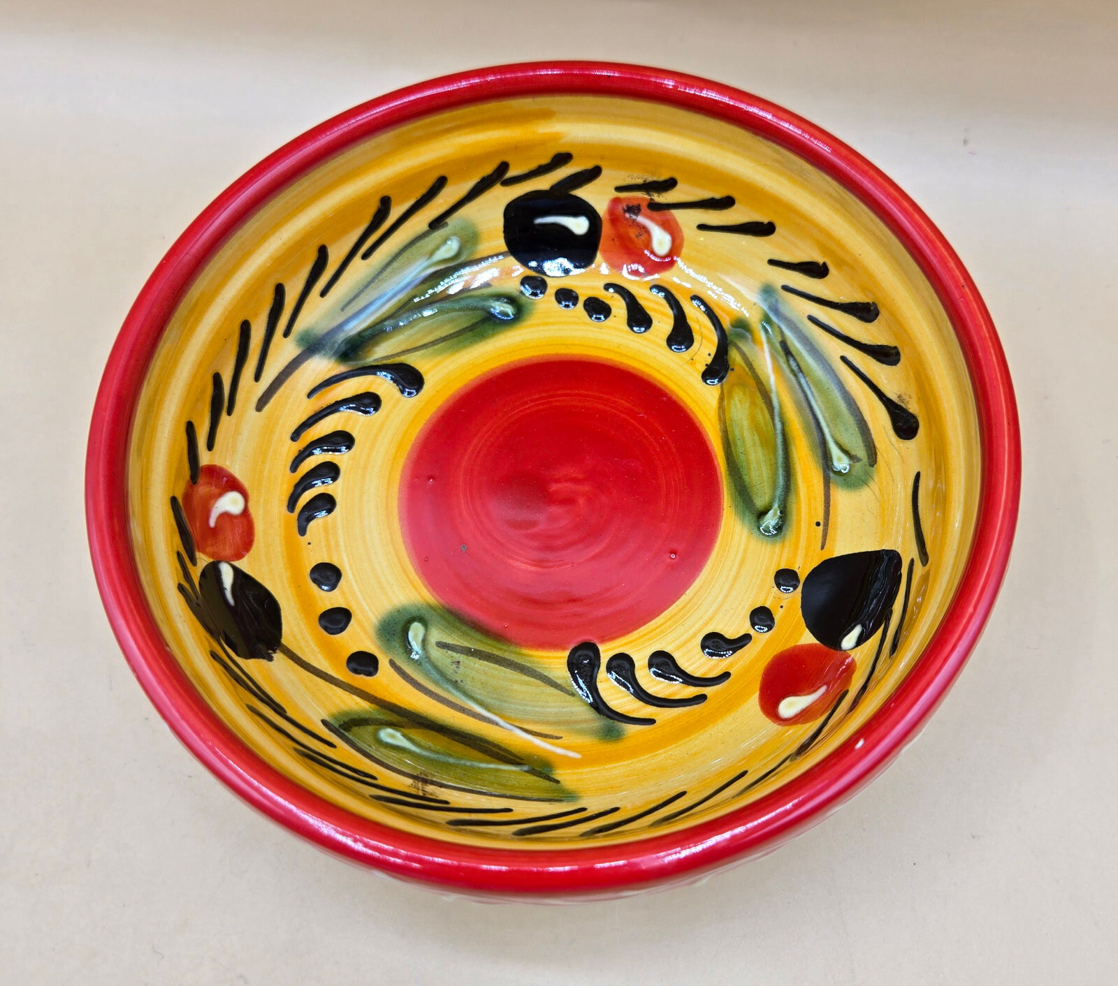 3pc Eleboraclon Artesanal Garlic Grater Zester Handmade & Painted Spain, EUC