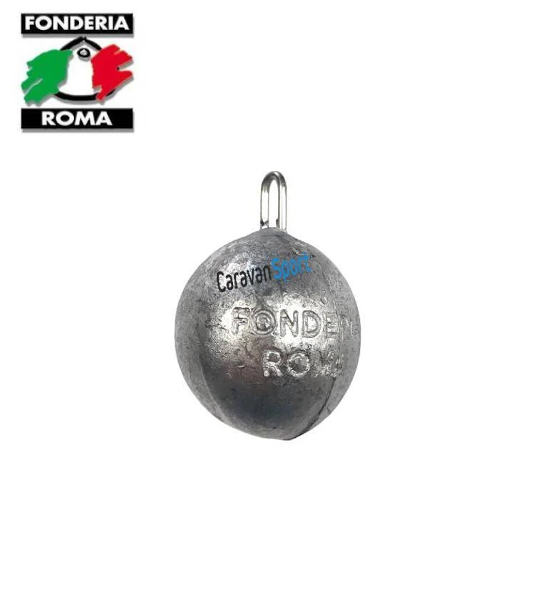 PLOMO DE PESCA BOLA CON ANILLO INOXIDABLE FUNDICIÓN ROMA BOLA SURF CASTING BO...