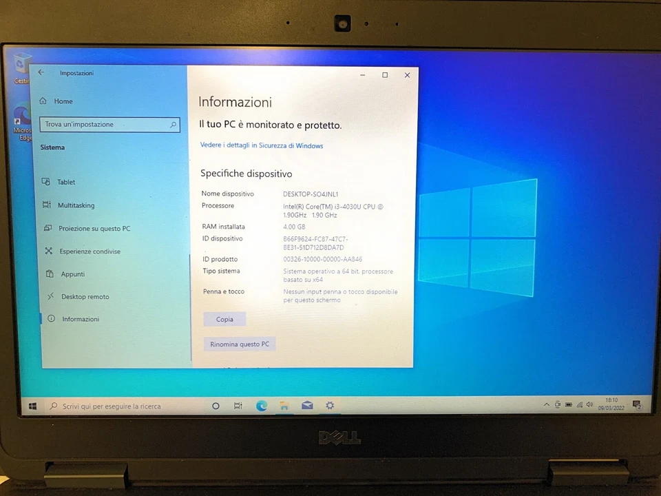 Dell Latitude E5440 · i3-4030U · 4GB · 120GB, foto 4 di 4