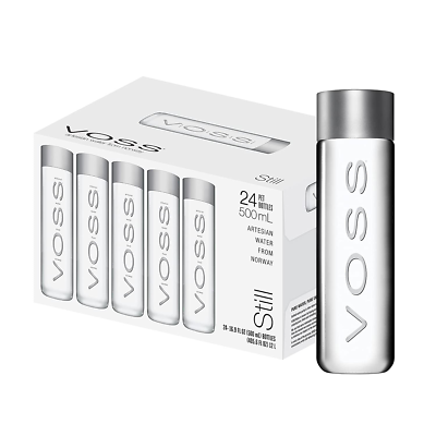 #ad VOSS Artesian Still Water 500 Ml Plastic Bottles Pack of 24 $42.99