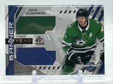 John Klingberg 2021-22 Upper Deck SP Game Used Banner Year