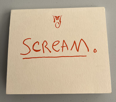 MICHAEL JACKSON & JANET JACKSON Scream RARE PROMO 1 Trk CD Single