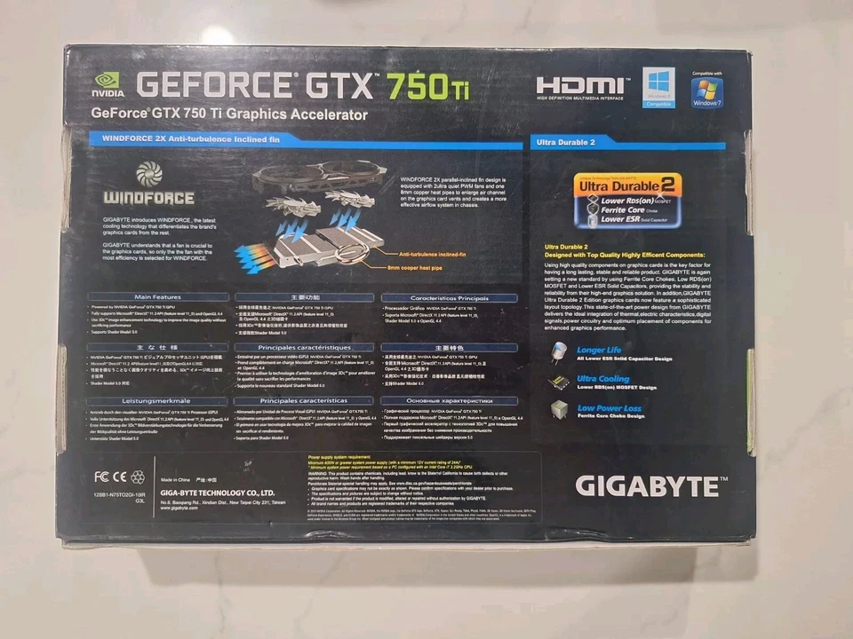 Nvidia Galaxy Geforce GTS 450 1024MB GDDR5 PCI-E 2.0 Factory Sealed Brand New - Image 2 of 4