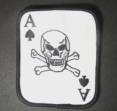#0404  SKULL & CROSS BONES:    M/C Vest Patch     Free S&H AVAILABLE