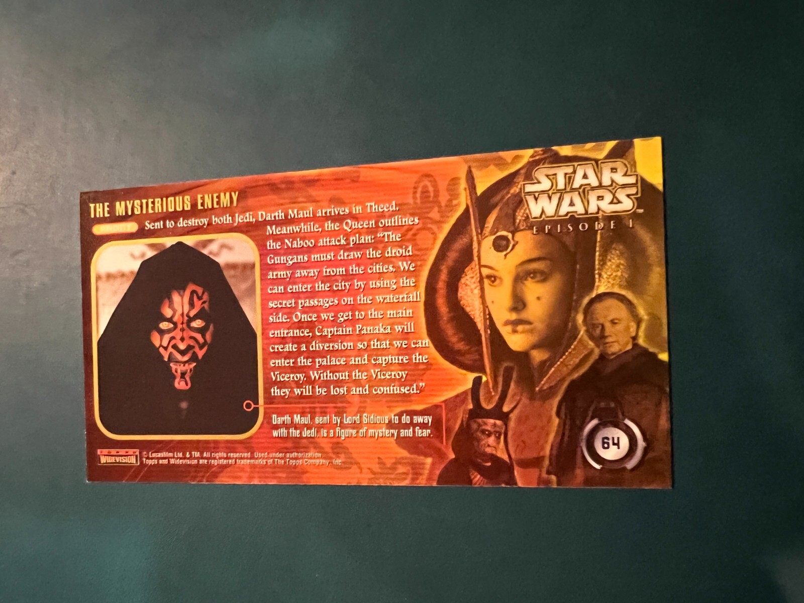 1999 Topps Star Wars Episode I SERIES 1-2 Widevision Complete Your Set U Pick - Picture 140 of 331