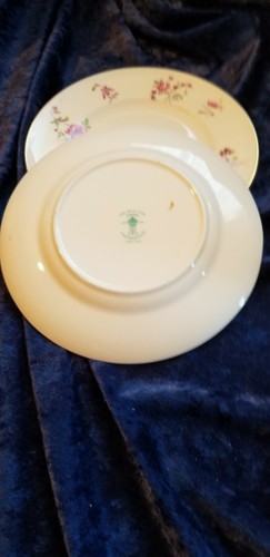 Crown Staffordshire Dessert Plates Set of 2 Beautiful - Picture 6 of 8