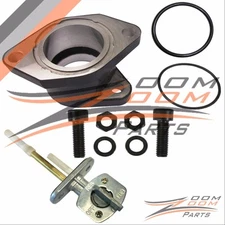 Yamaha Wolverine 350 YFM 350 Carburetor Intake Manifold Fuel Petcock 1995 95