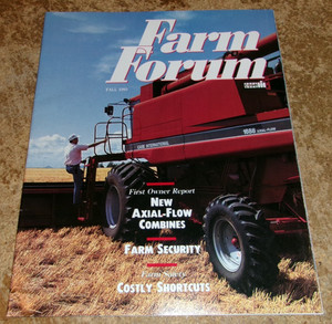 1993 fall case ih farm forum magazine in very good shape used