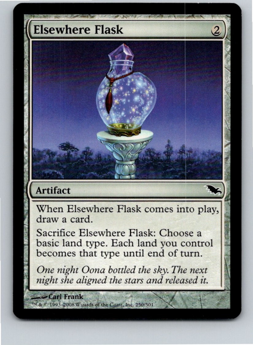 Magic the Gathering Elsewhere Flask Shadowmoor MTG Free Shipping!