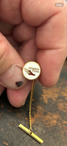 The Athlete's Foote Pin Lapel Tie Tack