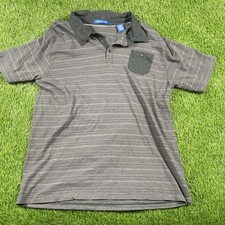 Michael Brandon Polo Shirt Mens Large Gray