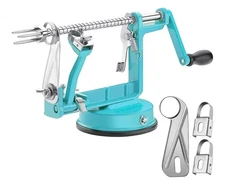 Apple Peeler Slicer Corer Stainless Steel Blades, Powerful Suction Base