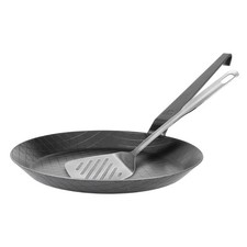 GRÄWE Eisenpfanne 32 cm, Schmiedeeiserne Pfa...
