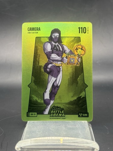 Bo Jackson Battle Arena Camera Green Battlefoil Glow SP 1st Edition