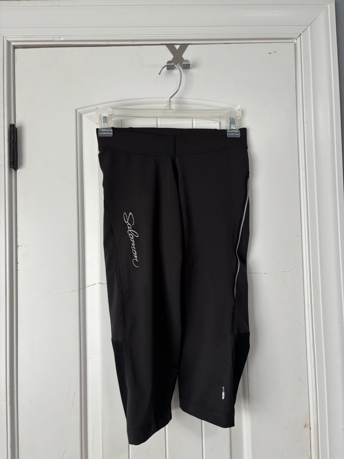 Salomon Leggings Donna Small Trail IV 3 4 Nero Cropped Ciclismo