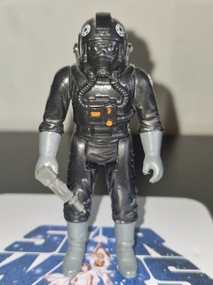 Vintage Star Wars Tie Fighter Pilot. 100% Original & Complete. Stunning Decals