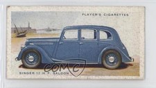 1937 Player's Motor Cars Series 2 Tobacco Singer 12 HP Saloon #42 0b0
