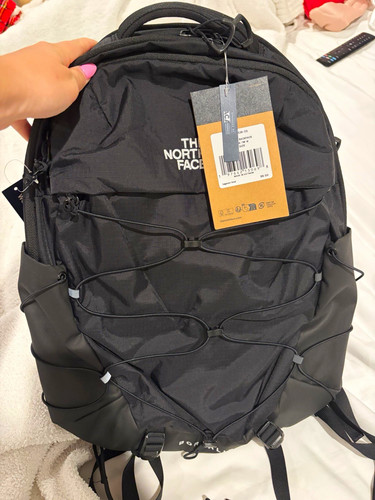 The North Face Borealis 28L Black Backpack Fits 15" Laptop 3 Pockets Zip