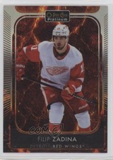 2021-22 O-Pee-Chee Platinum Hot Magma 218/499 Filip Zadina #145 08a0